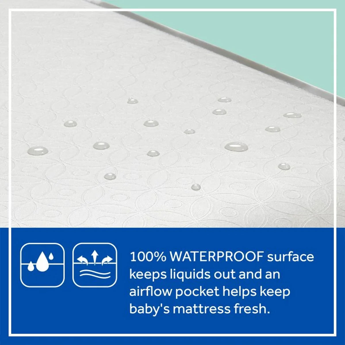 Sealy Baby 2-Stage Breathable, Waterproof Infant and Crib Bed Mattress, Orion