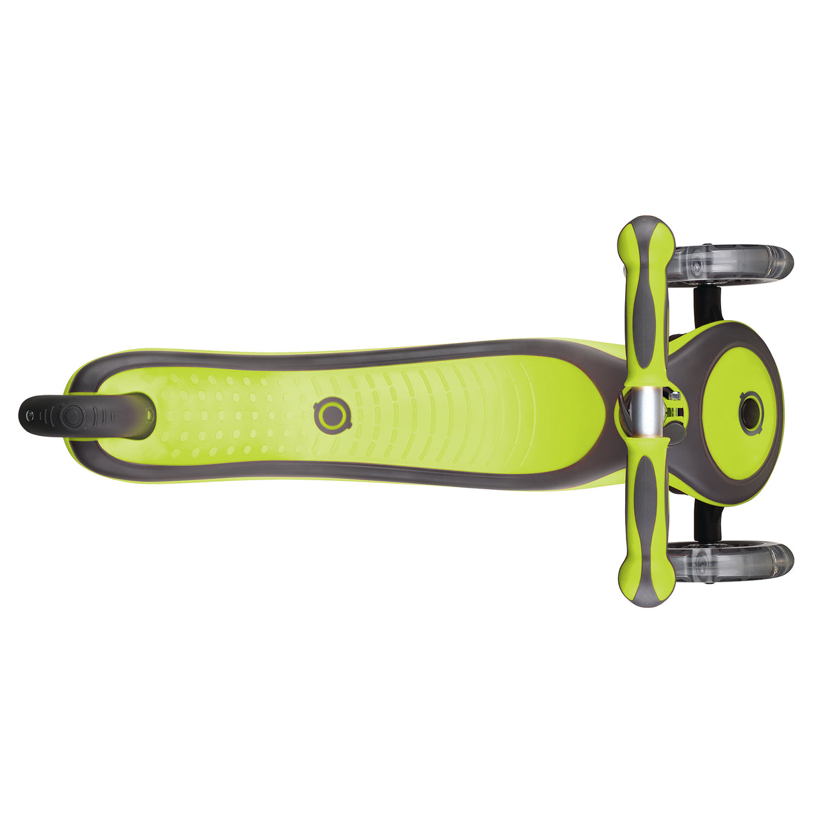 Globber V2 3-Wheel Kids Kick Scooter with LED Light Up Wheels, Lime (For Parts)