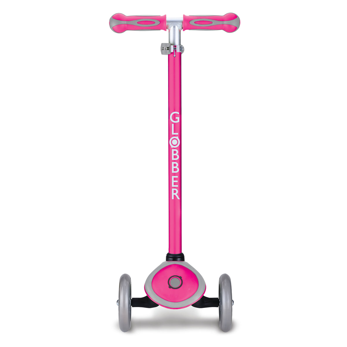 Globber 3-Wheel Kids Kick Scooter with LED Light Up Wheels, Pink (Open Box)