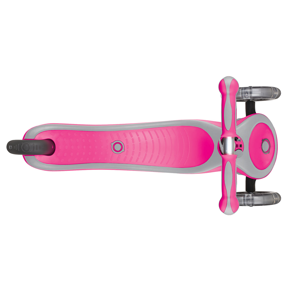 Globber 3-Wheel Kids Kick Scooter with LED Light Up Wheels, Pink (Open Box)