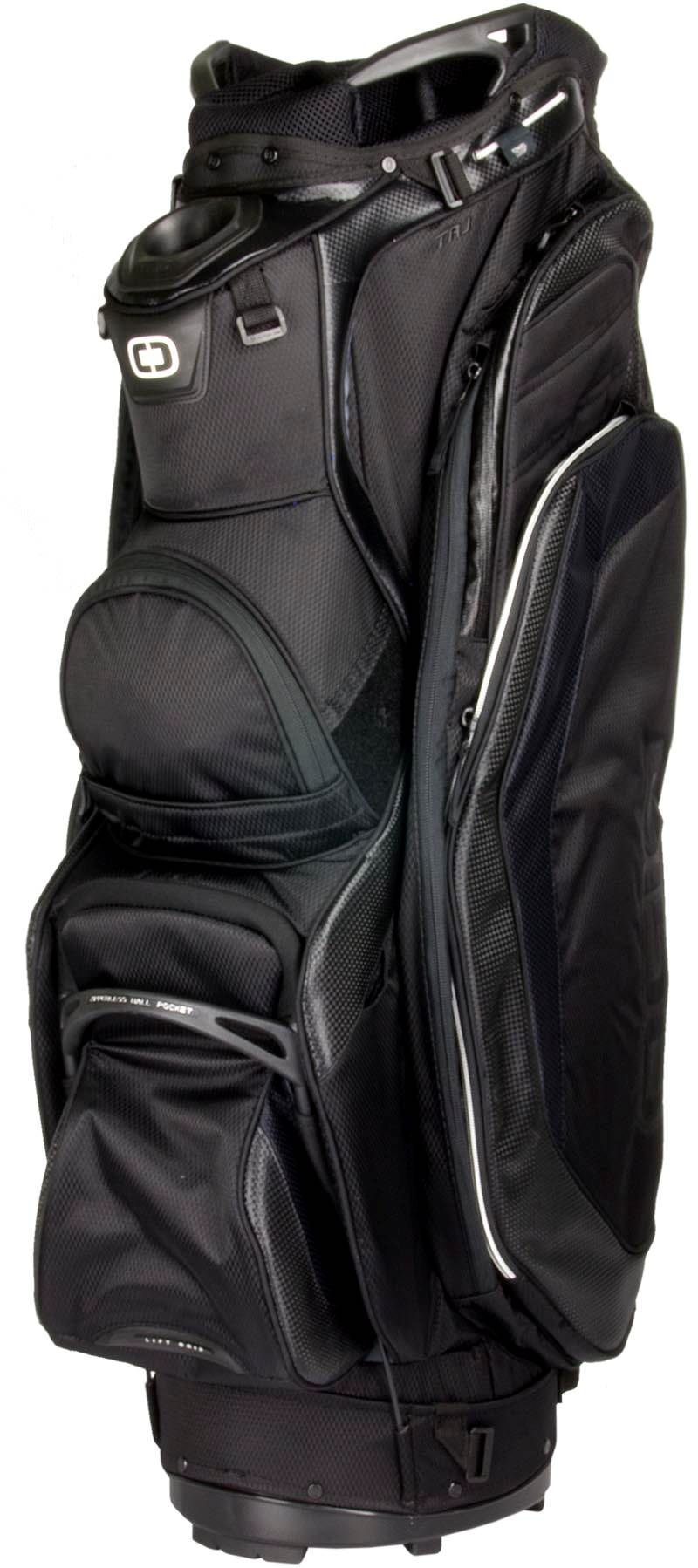 OGIO TAJ Golf Cart Bag w/ Torq Strap & 14 Way Diamond Top - Black - Open Box