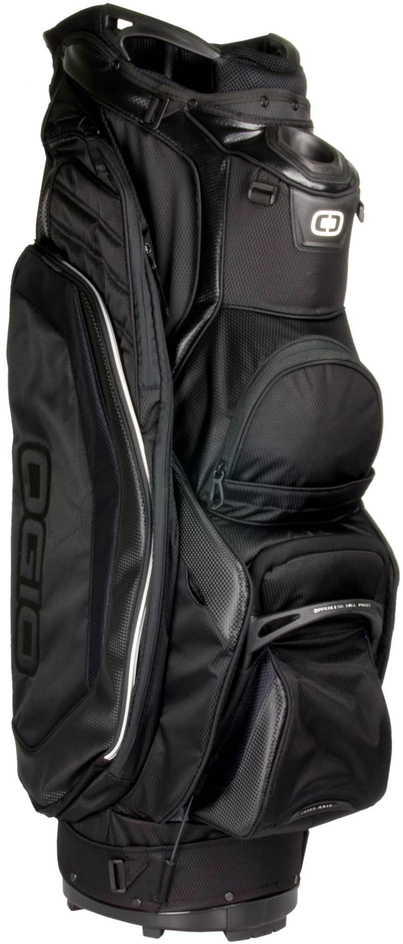 OGIO TAJ Golf Cart Bag w/ Torq Strap & 14 Way Diamond Top - Black - Open Box