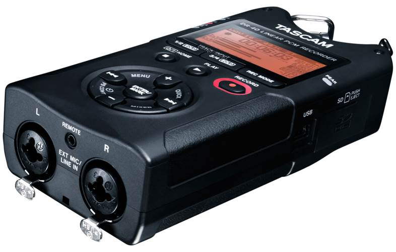 Tascam Linear PCM 4-Track Handheld Portable Audio Recorder w/ SD Card (Open Box)