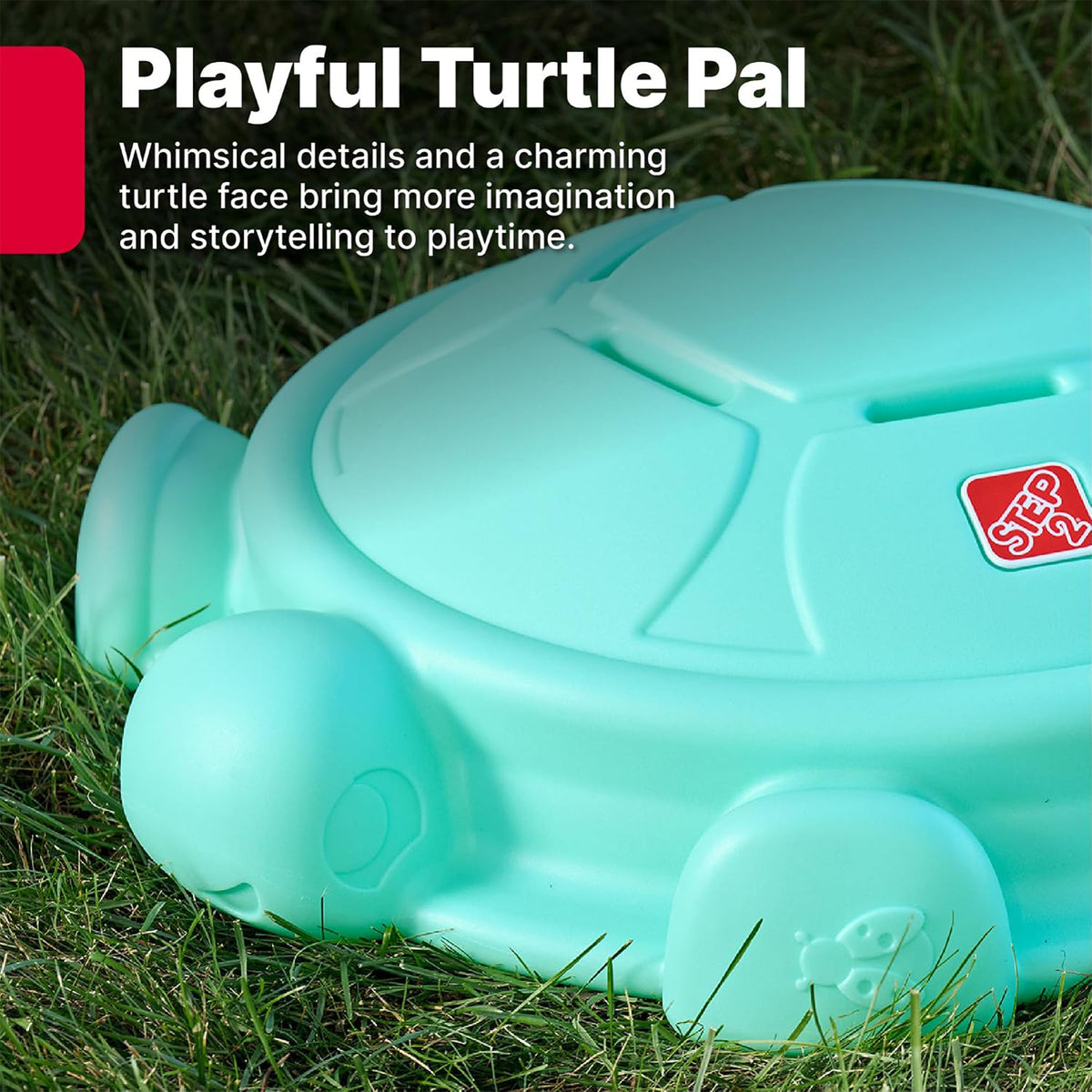 Step2 Topsy Turtle Rocking Disk & Stepping Stone, 2-in-1 Balance & Climbing Toy