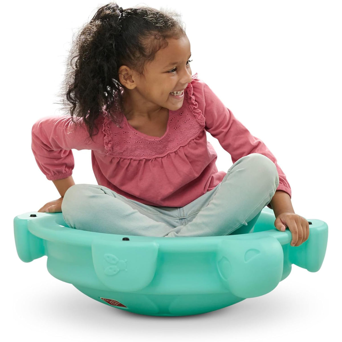 Step2 Topsy Turtle Rocking Disk & Stepping Stone, 2-in-1 Balance & Climbing Toy