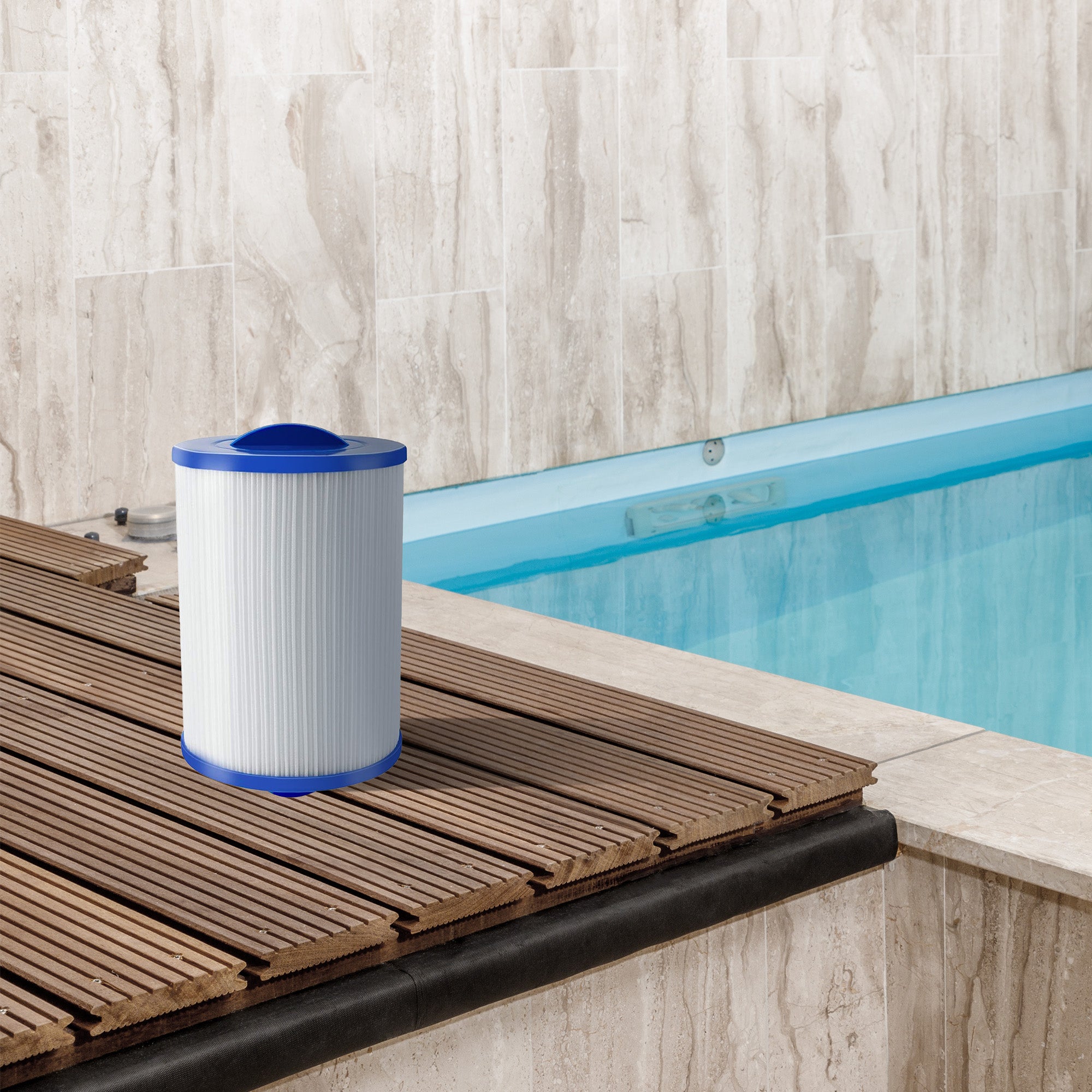 Unicel 6CH-940 Replacement 45 SqFt Filter Cartridge for Spa, 225 Pleats (2 Pack)