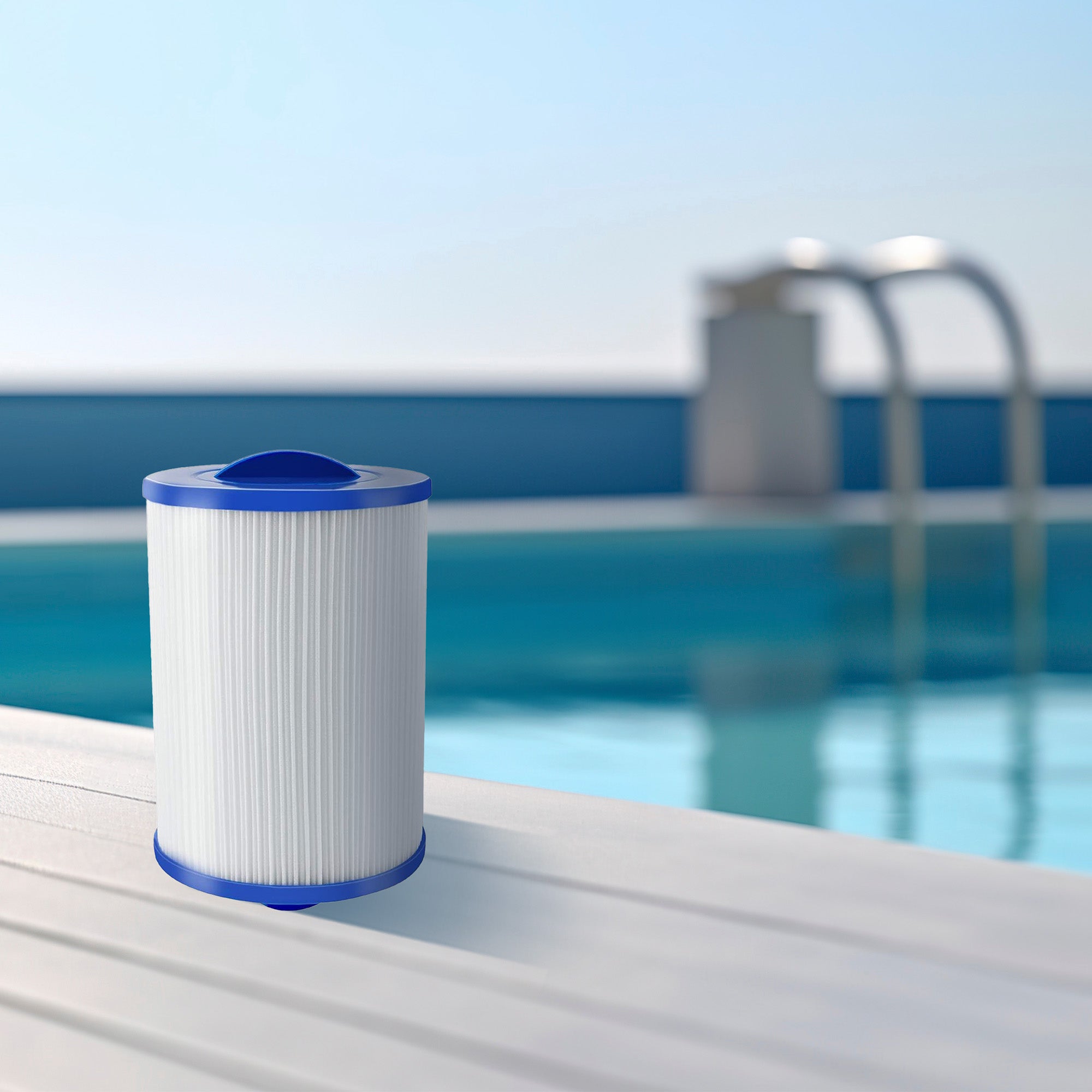 Unicel 6CH-940 Replacement 45 SqFt Filter Cartridge for Spa, 225 Pleats (2 Pack)