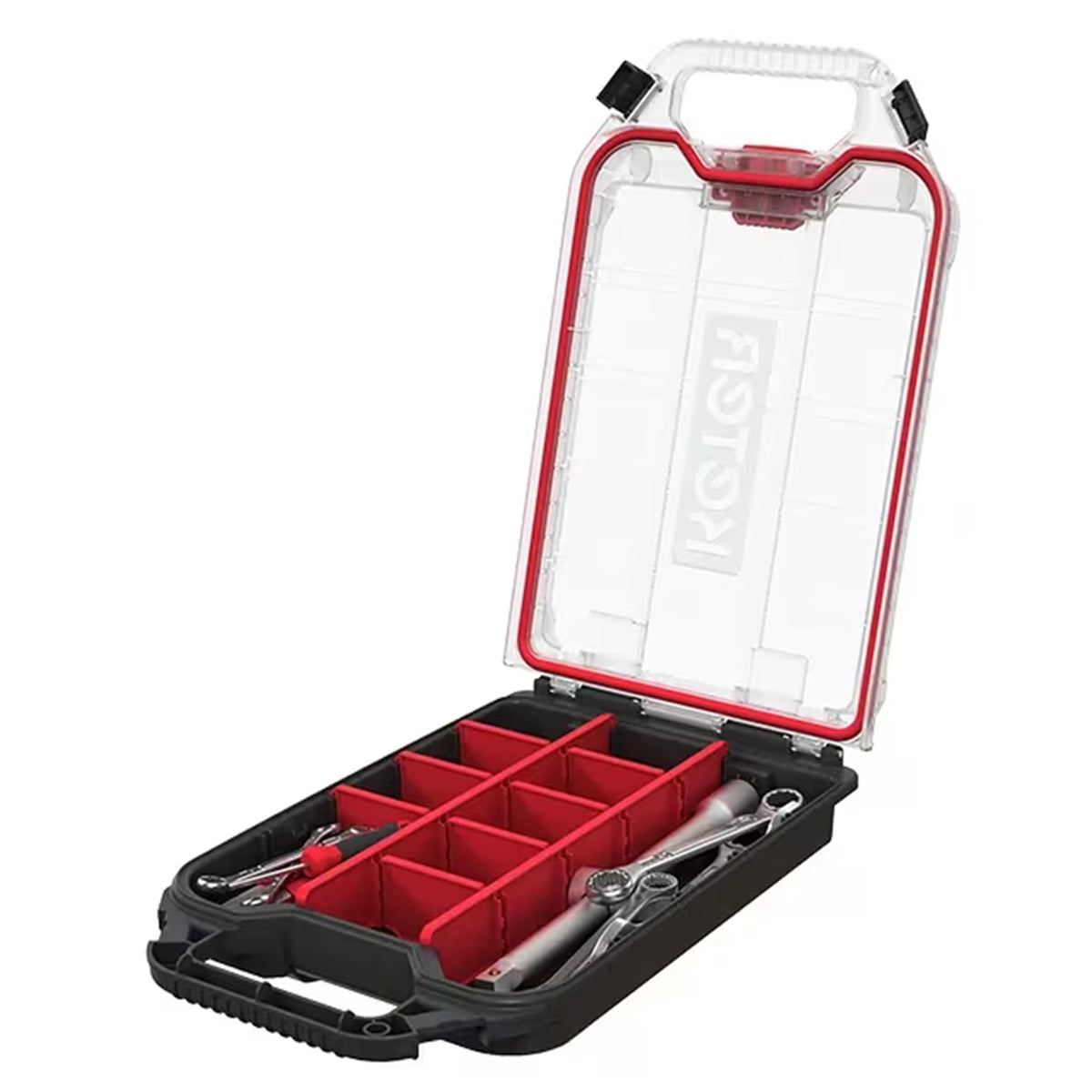 Keter Stack & Roll 2.0 Tool Storage System with Wheels and Handle Black/Red - VMInnovations