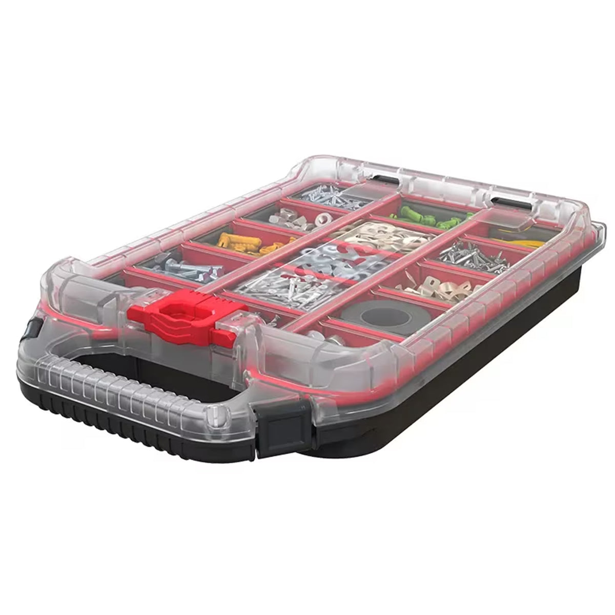 Keter Stack & Roll 2.0 Tool Storage System with Wheels and Handle Black/Red - VMInnovations