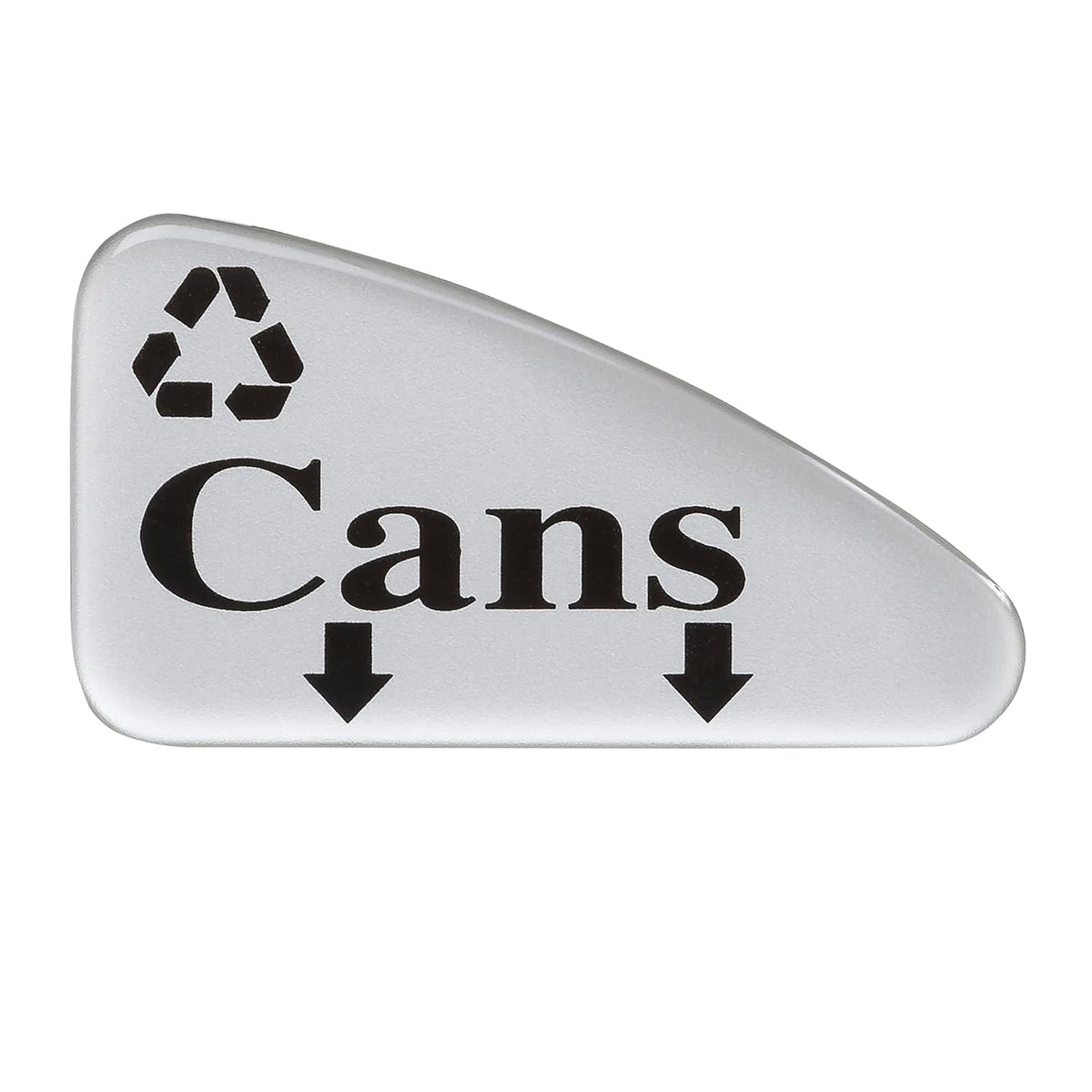Safco 30 Gallon Trash Can Recycling Bin Combo for Indoor Kitchen Use, Silver