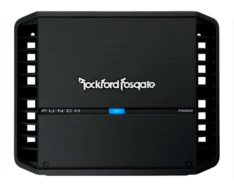New Rockford Fosgate P300X2 300W 2 Channel Car Amplifier AB Power Audio Amp