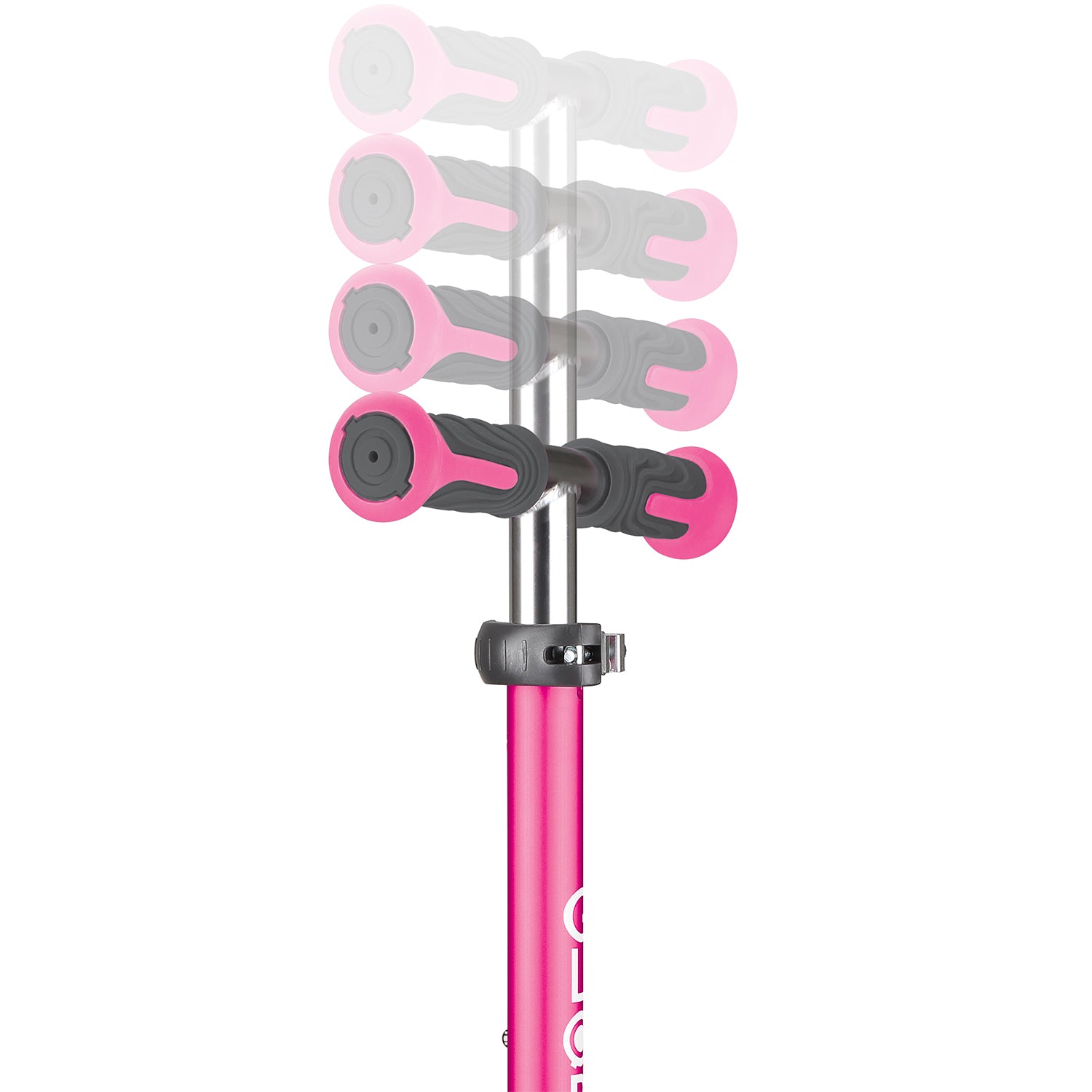 Globber Elite 3-Wheel Kids Kick Scooter for Boys and Girls, Deep Pink (Open Box)
