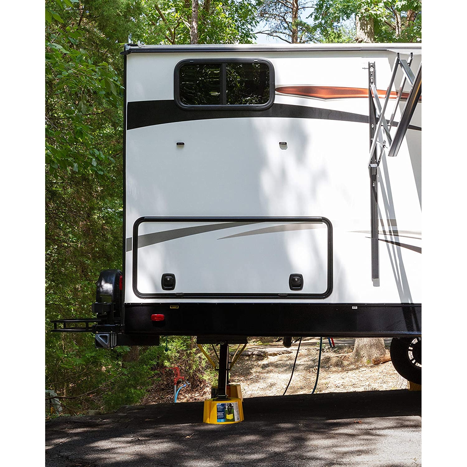 Camco Leveling Stabilizer Jack Support Stand, 5000 Pound Load Capacity(Open Box) - VMInnovations