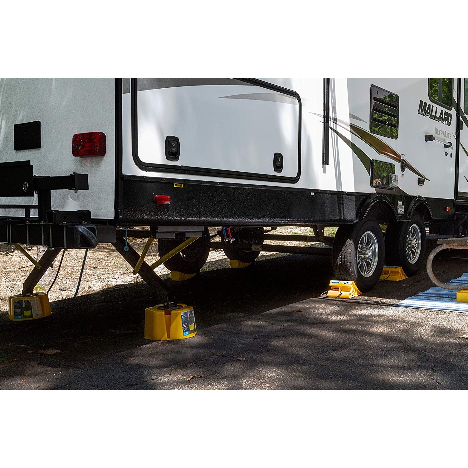 Camco Leveling Stabilizer Jack Support Stand, 5000 Pound Load Capacity(Open Box) - VMInnovations