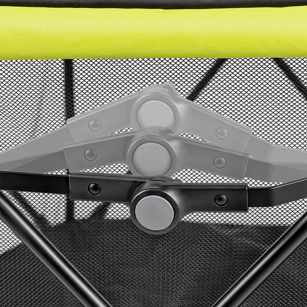 Evenflo Play Away Portable Indoor and Outdoor Lightweight Playard Deluxe, Black - VMInnovations