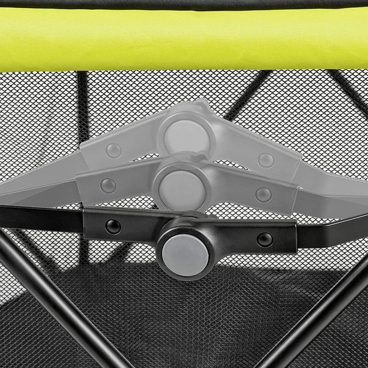 Evenflo Play Away Portable Indoor and Outdoor Lightweight Playard Deluxe, Black - VMInnovations