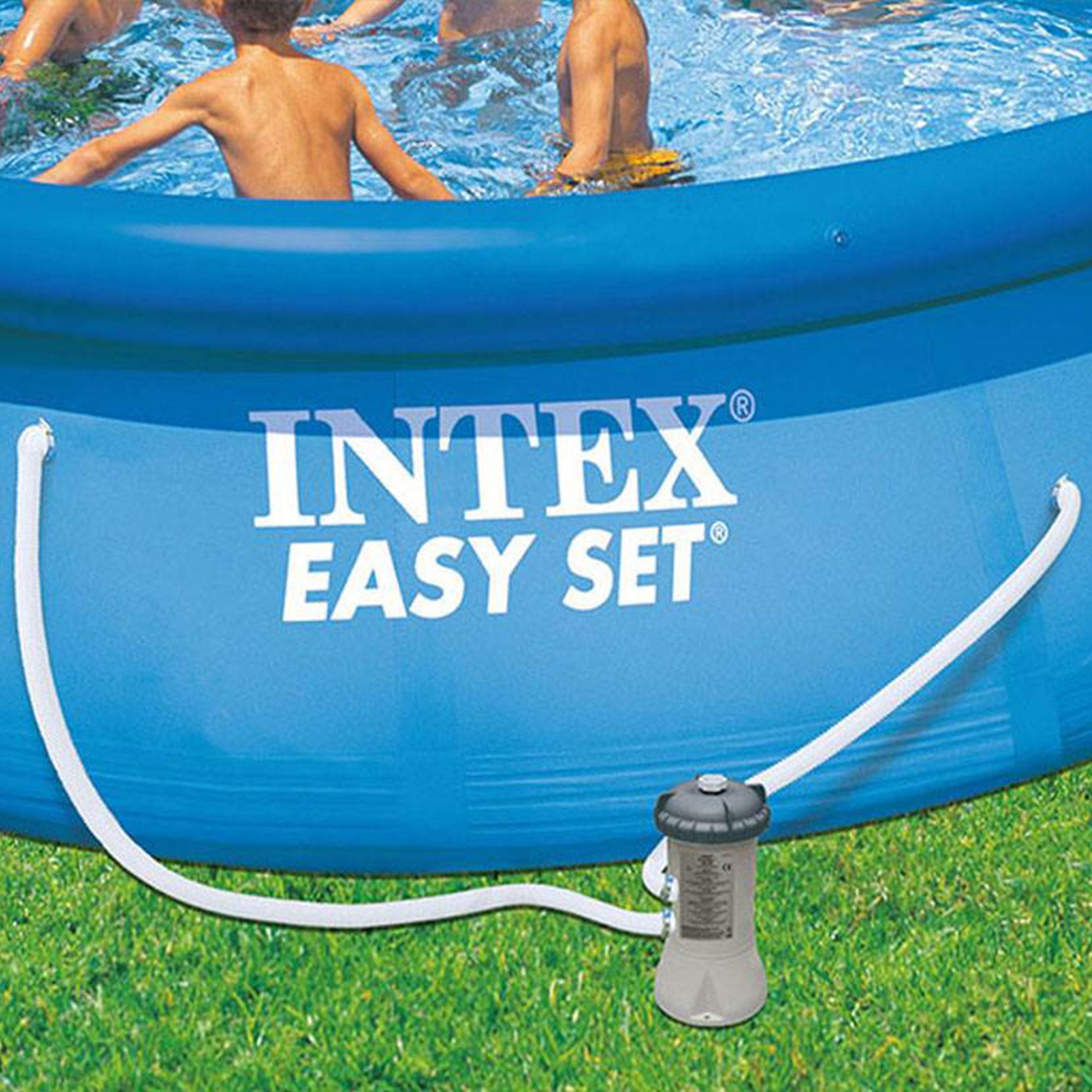 Intex 1.25" Diameter Accessory Pool Pump Replacement Hose, 59" Long, 2 Pack - VMInnovations