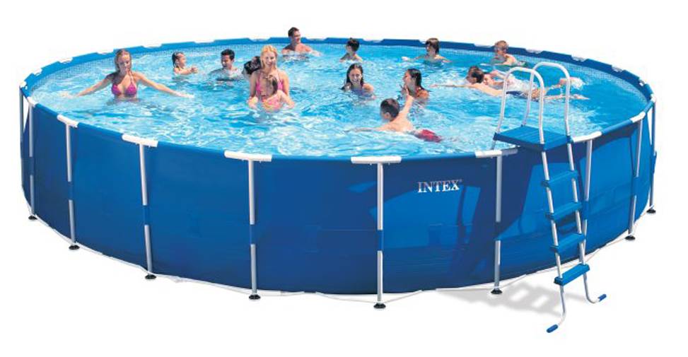 Intex 24' x 52" Metal Frame Swimming Pool Set w/ 2500 GPH Filter Pump | 54937EG