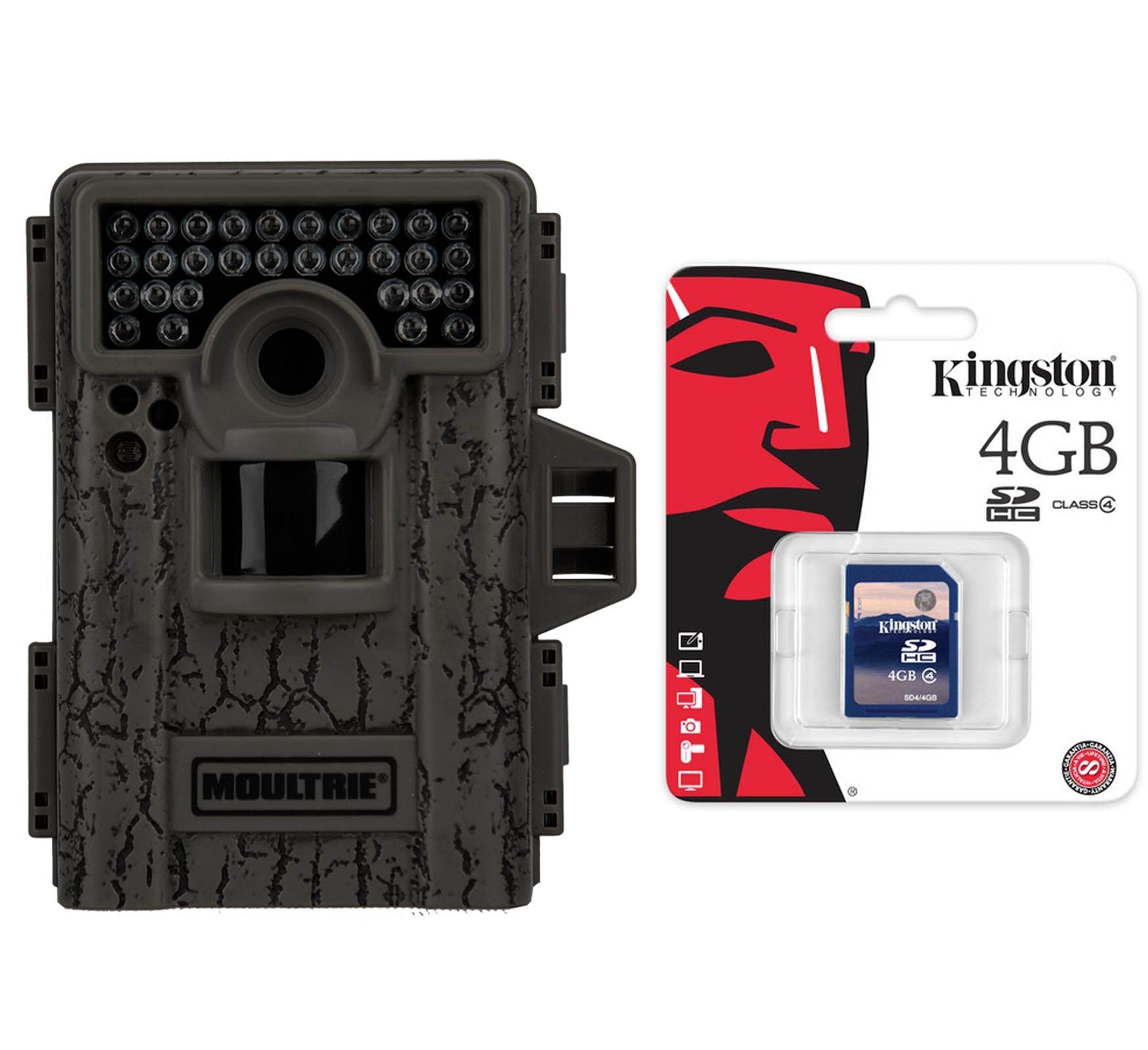 MOULTRIE Game Spy M-880 Low Glow Infrared Digital Mini Game Camera + 8GB SD Card