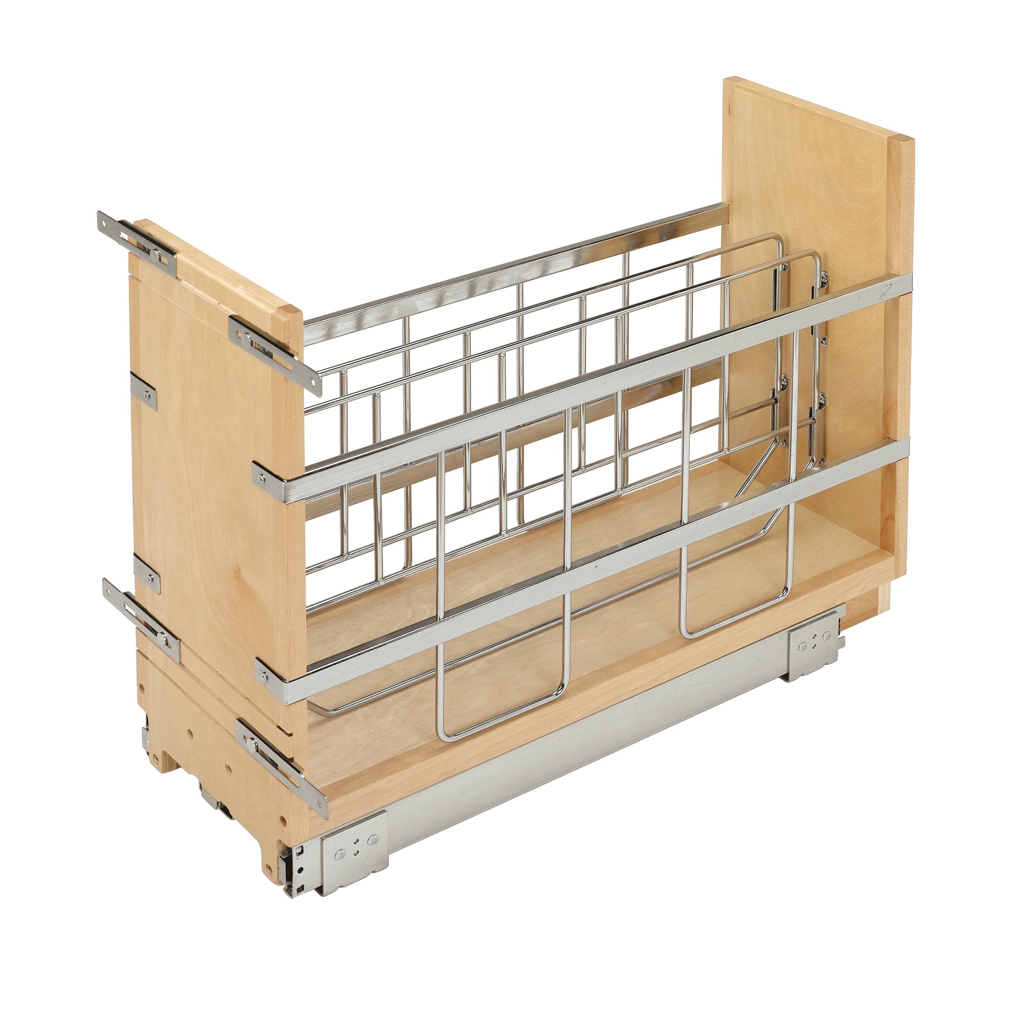 Rev-A-Shelf 447 8" Pull Out Tray Divider Kitchen Cabinet Organizer (Refurbished) - VMInnovations
