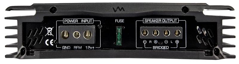 VM Audio SRA850.2 850W 2/1 Channel Car Amp + 8 Gauge Wiring Kit + 3 Farad Cap