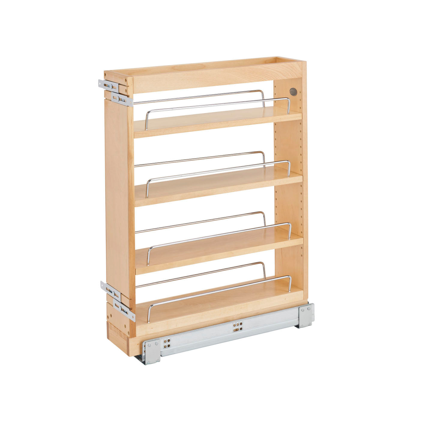 Rev-A-Shelf 5" Pullout Vanity Storage Organizer for Base Cabinets, 448-BC19-5C - VMInnovations