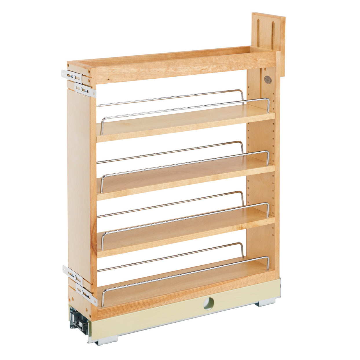 Rev-A-Shelf 448 5" Pull Out Cabinet Organizer w/ Shelves (Certified Refurbished)