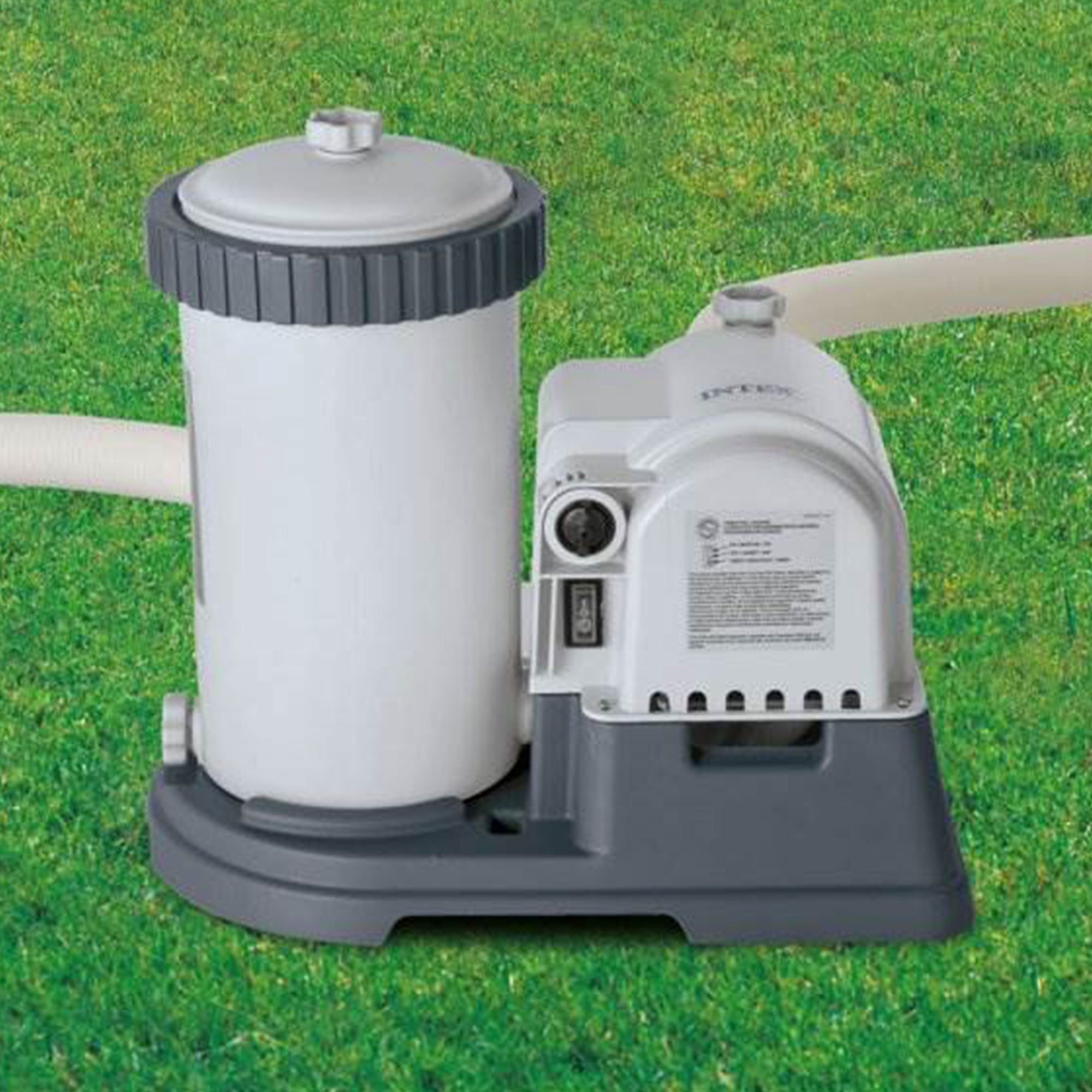 INTEX 2500 GPH GCFI Pool Filter Pump with Timer (633T) & Deluxe Maintenance Kit - VMInnovations