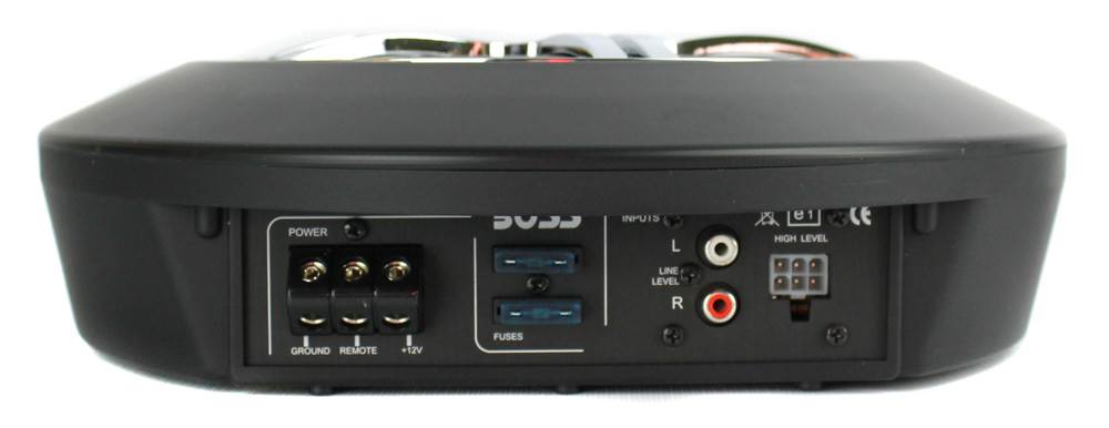 New Boss RS80 8" 800W Car Low Profile Amplified Under Seat Subwoofer Sub+Remote