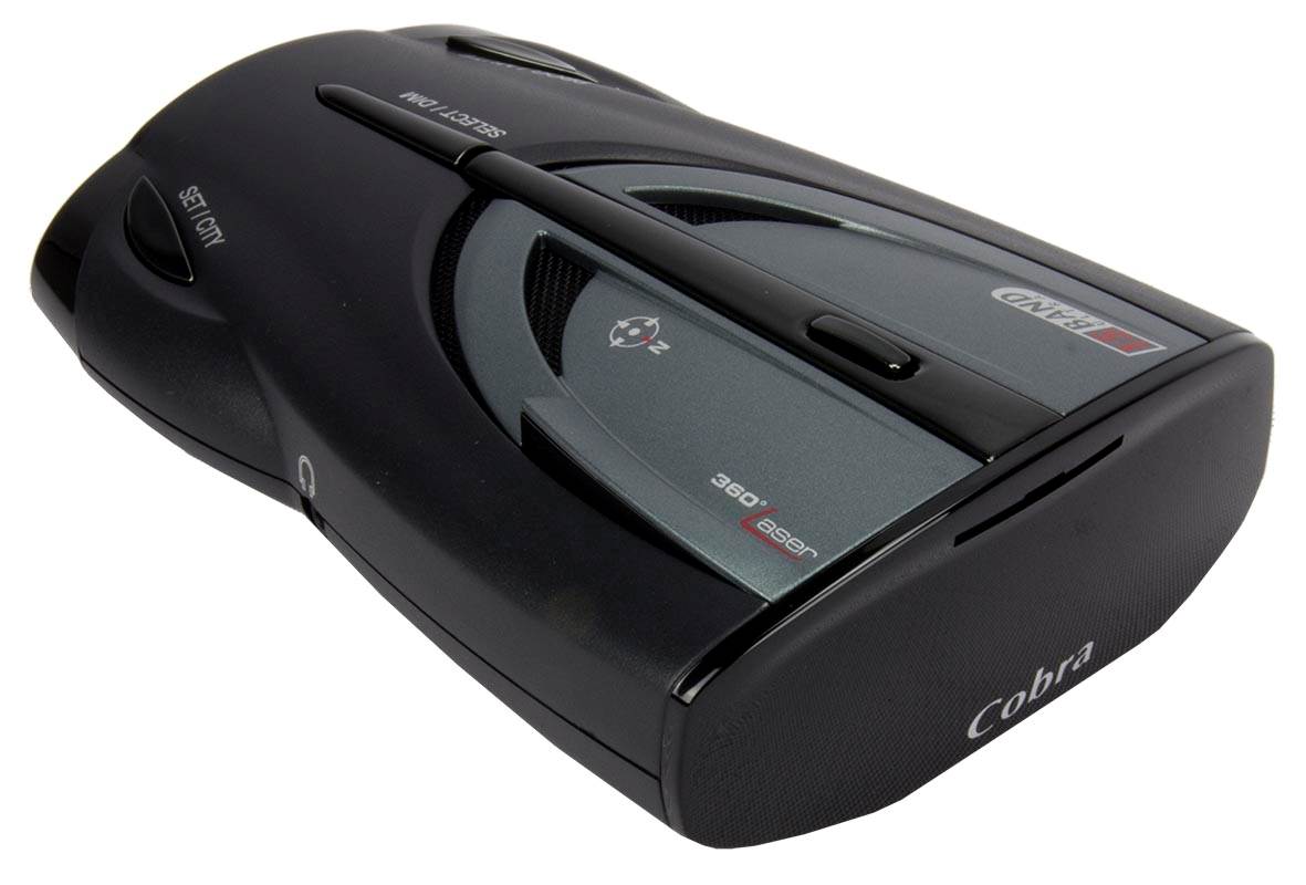 COBRA XRS-9745 15 Band Digital Laser Radar Detector w/Text Display - Open Box