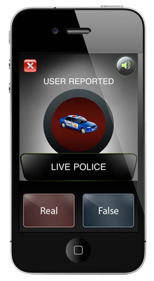 Cobra iRadar Police Bluetooth Laser Radar Detector for Android iPhone (Open Box)