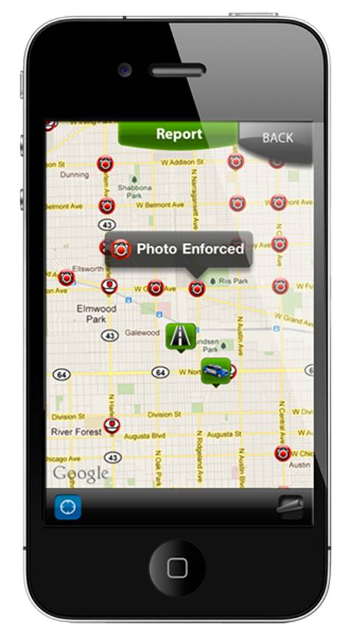 Cobra iRadar Police Bluetooth Laser Radar Detector for Android iPhone (Open Box)