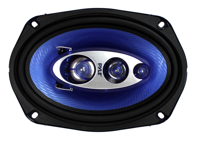 Pyle PL6984BL 6x9" 800 Watts 4-Way Car Coaxial Speakers Audio Stereo Blue