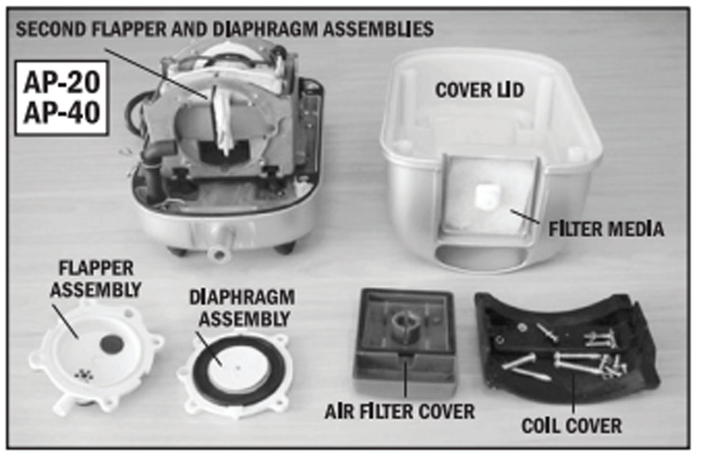 Pondmaster AP-20 Oxygenating Pond Water Air Pump - 1700 Cu. In/Min (For Parts)