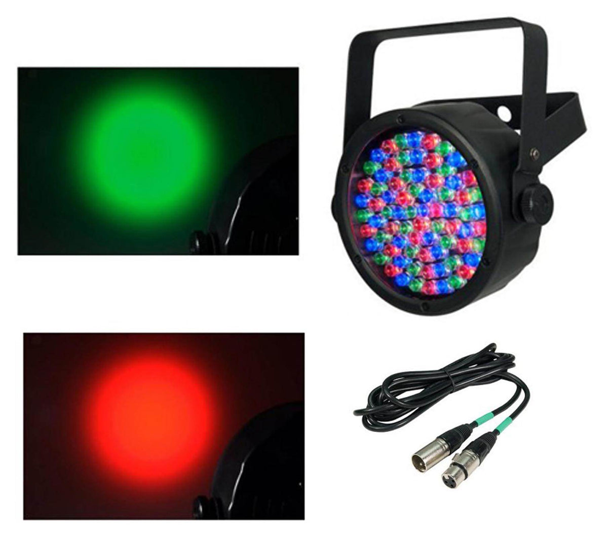 NEW CHAUVET SlimPar 38 LED DMX Slim Style Par Can DJ Stage Light + 25' DMX Cable