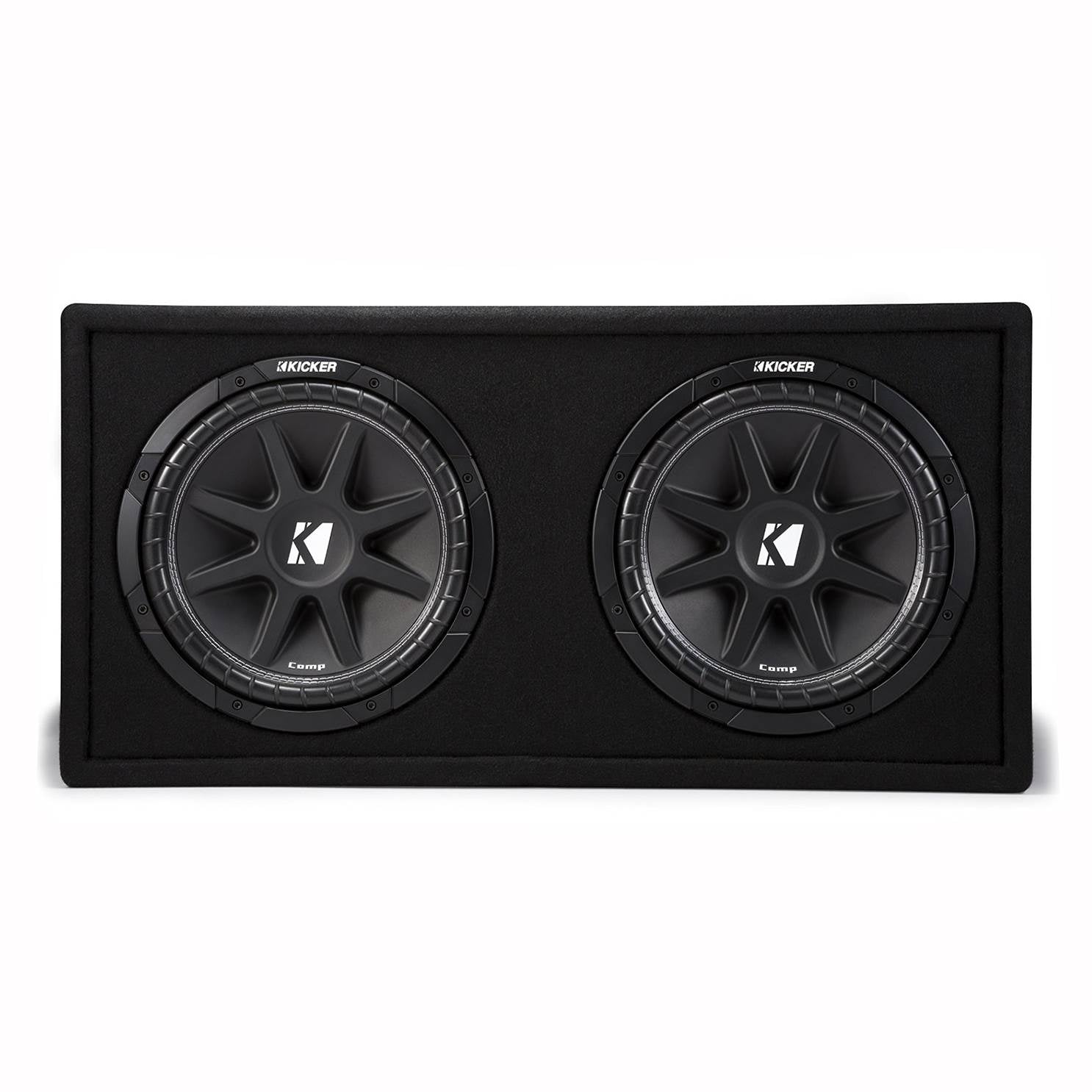 KICKER DC12 DUAL 12" 600 Watt Car Subwoofers +Box + 1500W Amplifier + VM Amp Kit