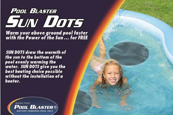 Pool Blaster Sun Dot Above Ground Round Pool Easy Solar Heater Cover (Used)