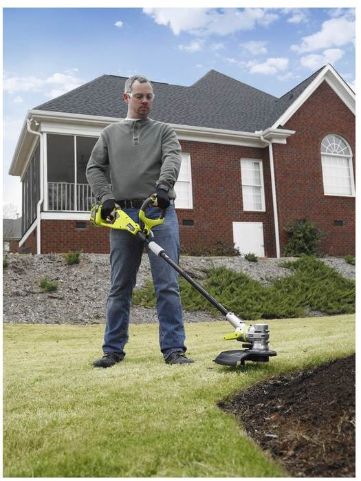 RYOBI RY24200 24V Cordless Electric Grass String Trimmer/Edger - Open Box