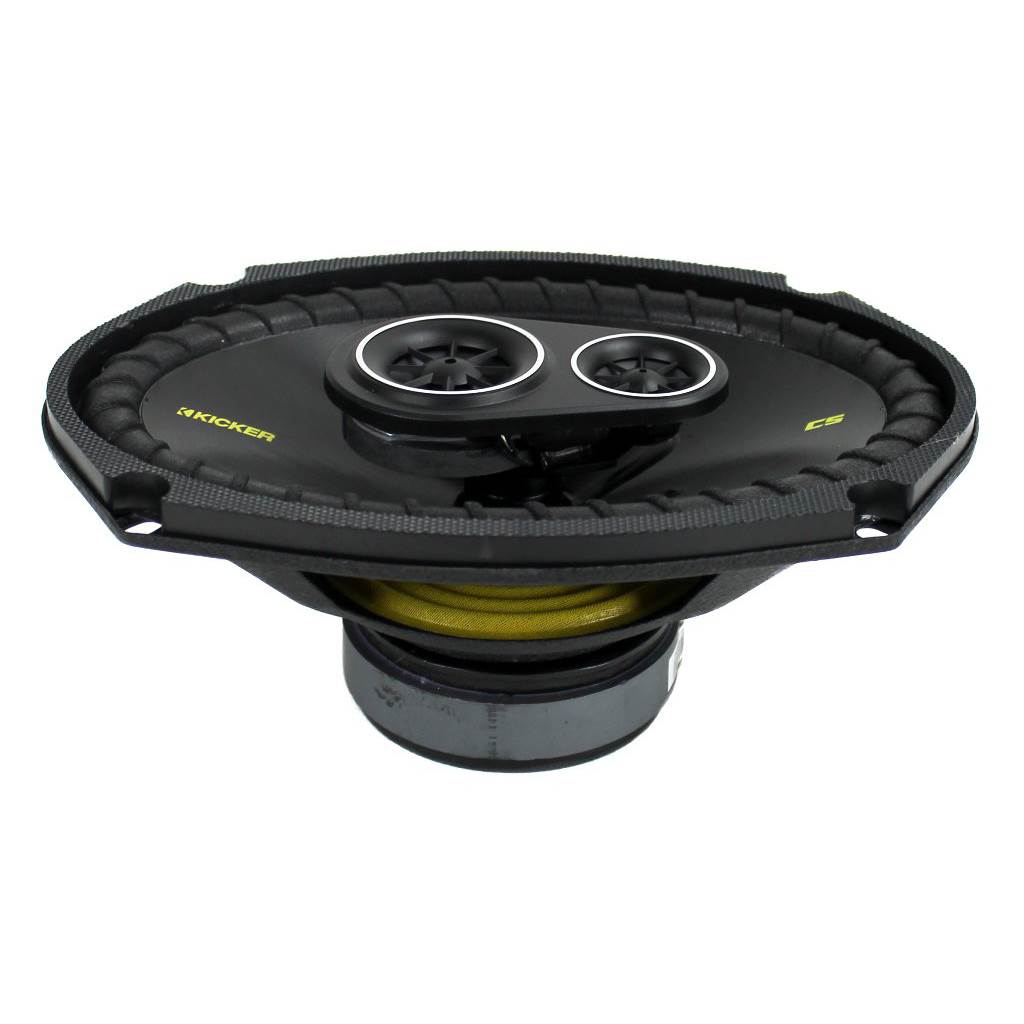 Kicker 6 x 9 Inch 450W 3 Way Car Audio Coaxial Stereo Speakers (2 Pack) | CS6934