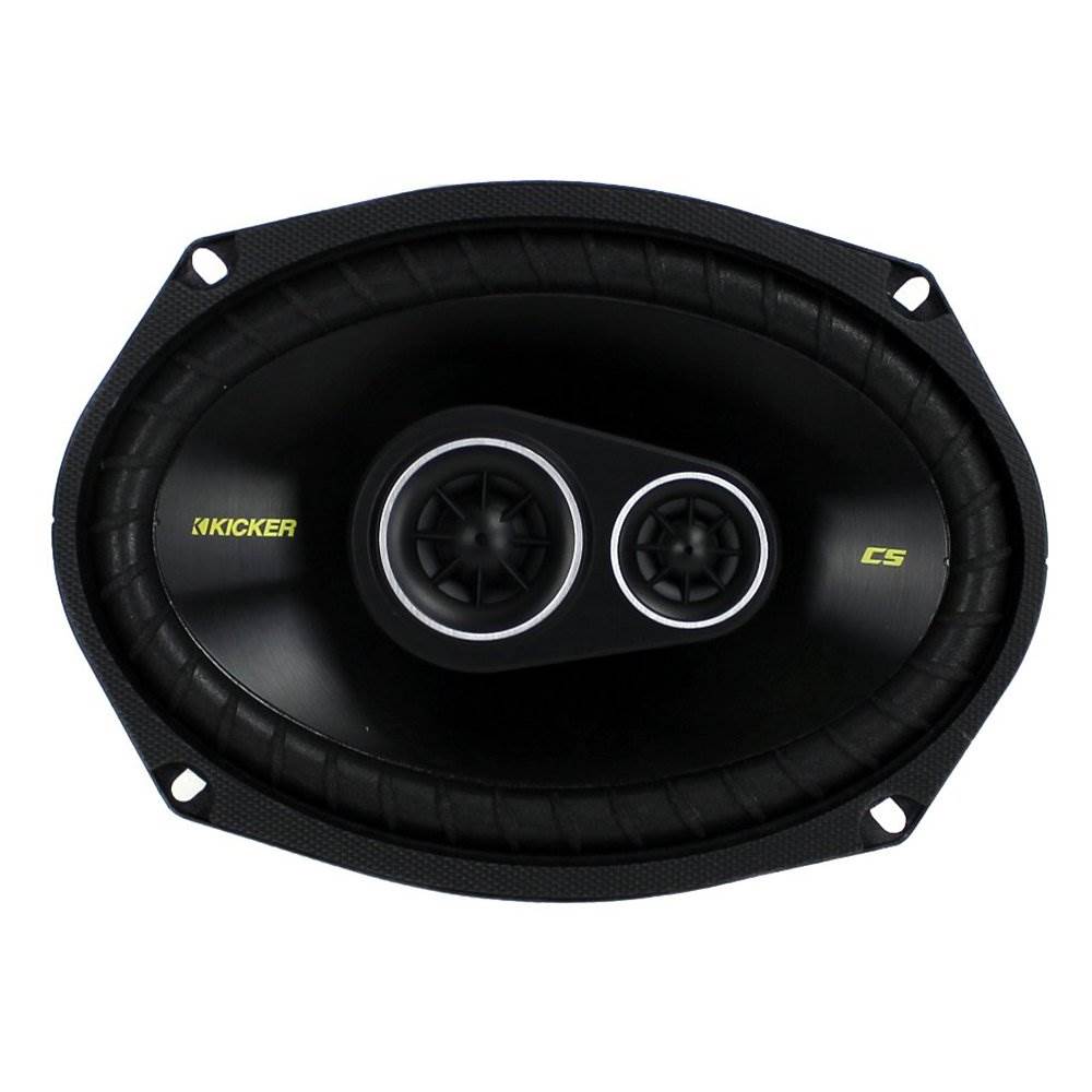 Kicker 6 x 9 Inch 450W 3 Way Car Audio Coaxial Stereo Speakers (2 Pack) | CS6934