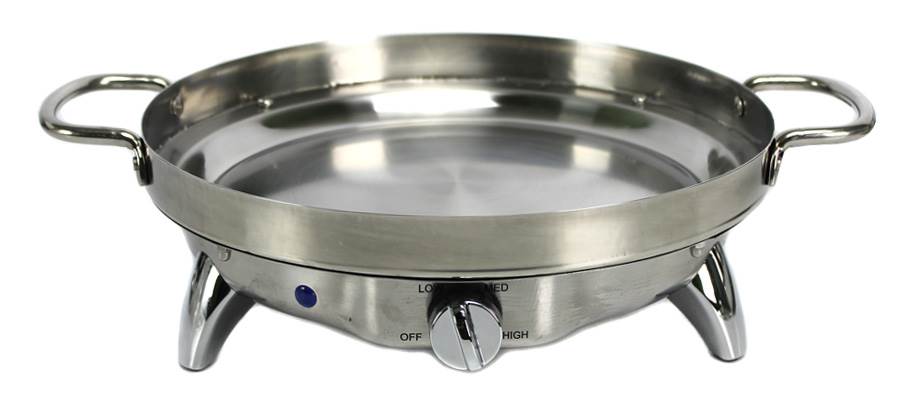 Oster CKSTBSCDR65 6.5 Qt Electric Round Chafing Dish Stainless - Slightly Used