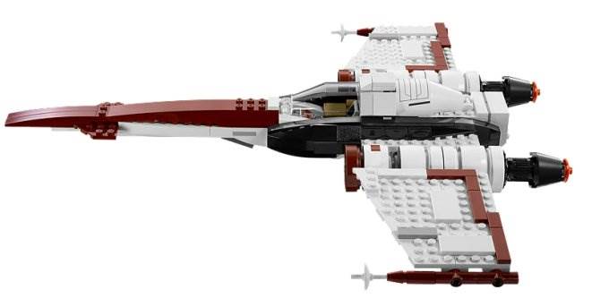 LEGO® Star Wars® Z-95 Headhunter Starfighter Spaceship w/ 3 Minifigures | 75004 + Haden 75027 Heritage 2 Slice Wide Slot Stainless Steel Bread Toaster, Turquoise - VMInnovations