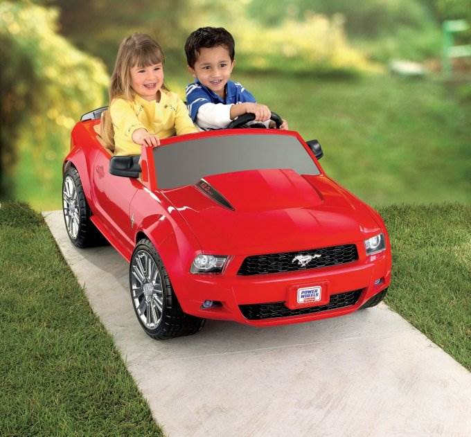 Power Wheels Ford Mustang Car Electric 12V Ride-On - Red | P8195