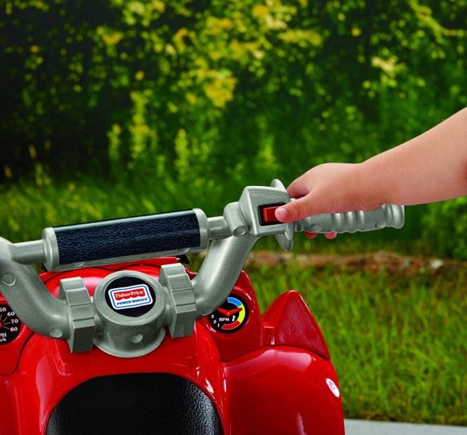 Power Wheels Kawasaki Lil' Quad 4-Wheel ATV Electric Ride-On | W6214 (Open Box)