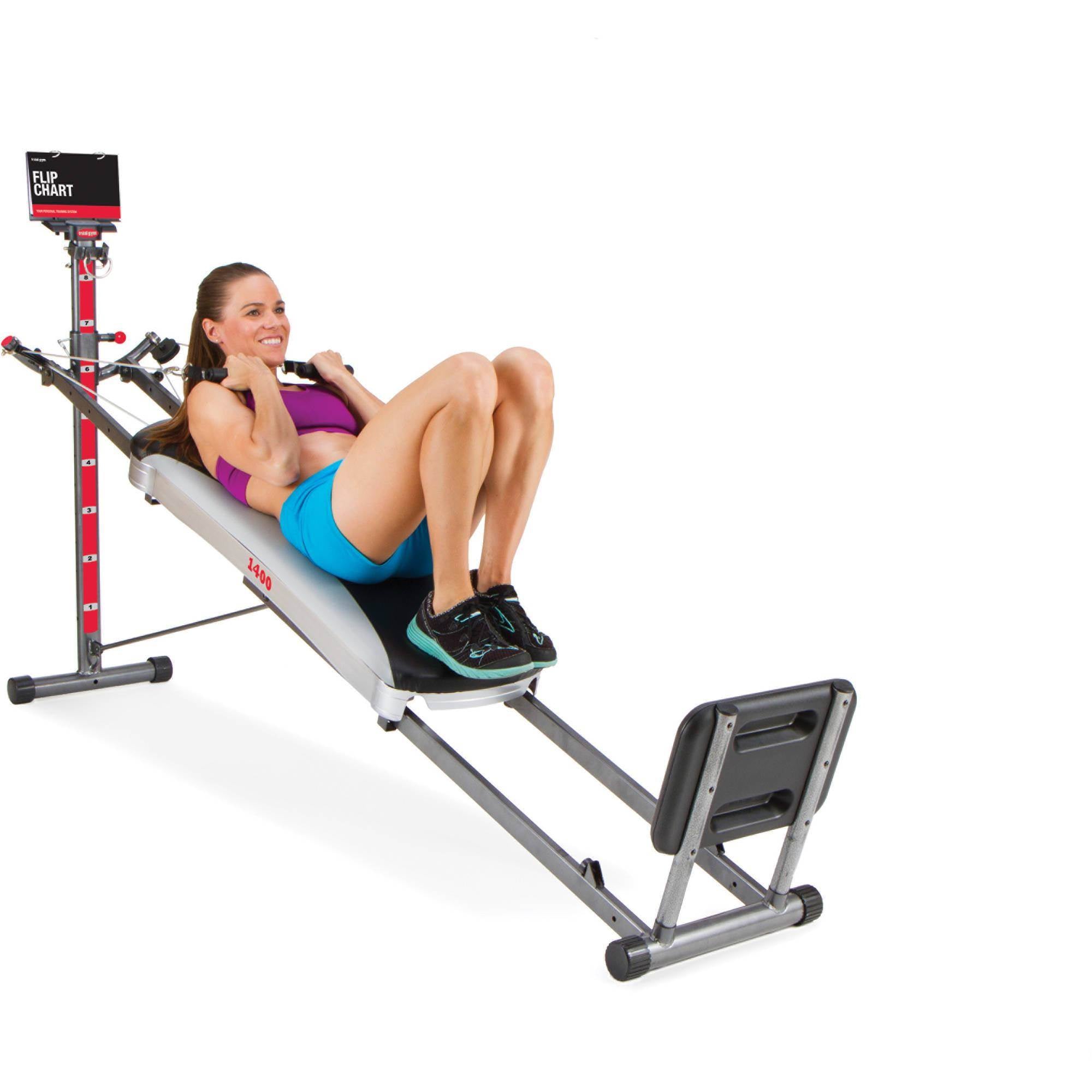 Total Gym 1400 Deluxe Home Fitness Exercise Machine Equipment - Damaged Seat