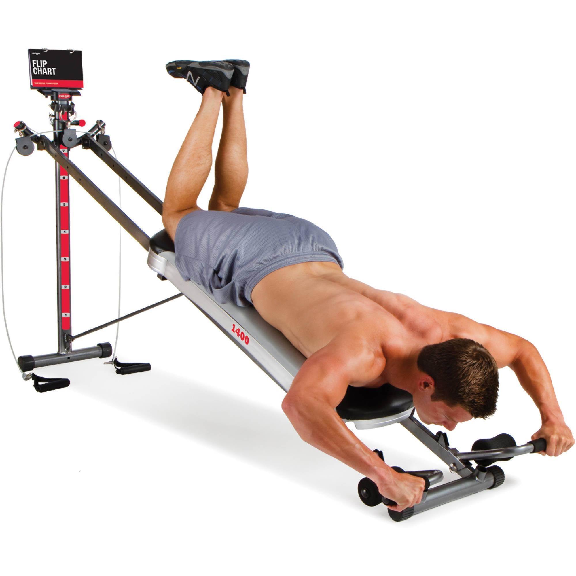 Total Gym 1400 Deluxe Home Fitness Exercise Machine Equipment - Damaged Seat