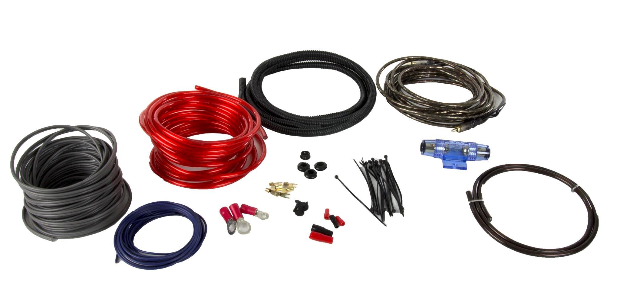 Boss B8GK 8 Gauge Car Amplifier Kit Wiring Installation+RCA -Missing Fuse Holder