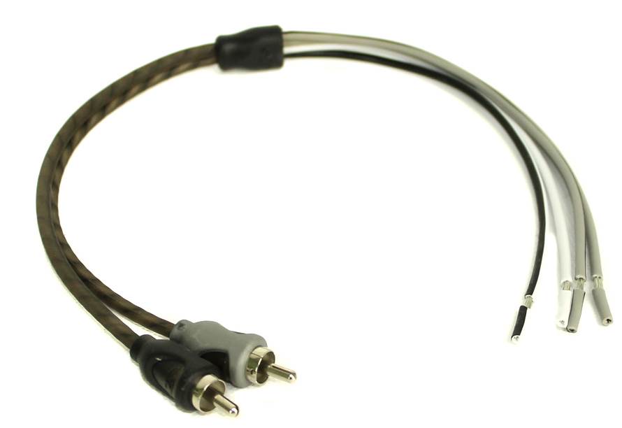 Rockford Fosgate RFI2SW High to Low Level Male RCA Converter Adaptor | RFI2SW