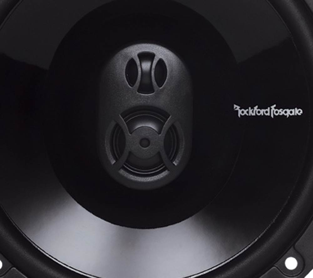 Rockford Fosgate 6.75" 120W 3-Way Car Coaxial Audio Speakers, Pair (Incomplete)
