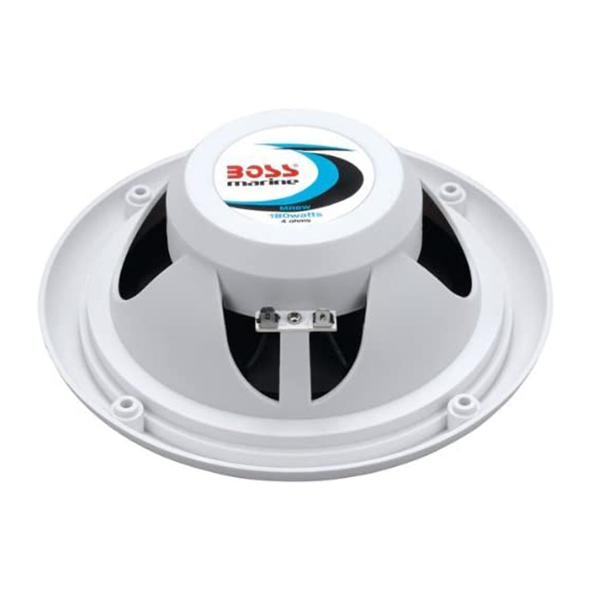 BOSS Audio MR6W 6.5" 360W Dual Cone Marine/Boat Speakers Stereo, White (4 Pack) - VMInnovations